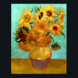 Vintage Dutch Sunflowers by Vincent van Gogh Poster<br><div class="desc">This is a digitally enhanced print of an antique 1889 oil on canvas painting of Dutch Sunflowers by Vincent Willem van Gogh.</div>