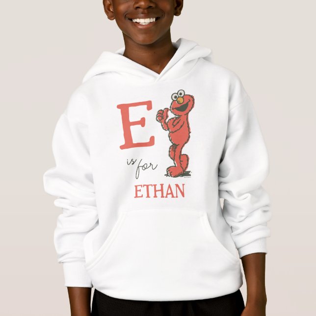 Vintage - E is for Elmo | Add Your Name (Front)