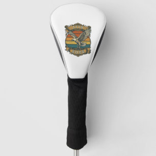 Vintage Eagle 1776 2026 Shirt Patriotic Retro Dist Golf Head Cover