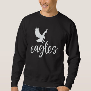 Vintage Eagles Flying Bird Inspirational Eagles Fl Sweatshirt