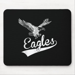Vintage Eagles Flying Bird Inspirational Mouse Pad