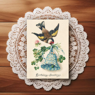Vintage Early 1900's Birthday Greeting Postcard