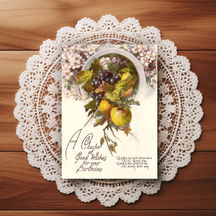 Vintage Early 1900's Birthday Greeting Postcard