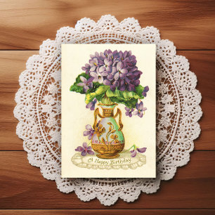Vintage Early 1900's Birthday Greeting Postcard