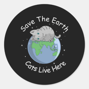 Vintage Earth Day Earth Day Shirt For Women  Classic Round Sticker