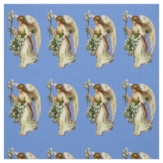 Vintage Easter Angel Fabric (Swatch)