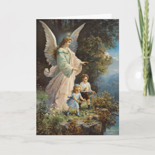 Vintage Easter Angel Greeting Card