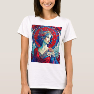 Vintage Easter Angel in Art Nuovo style.  T-Shirt