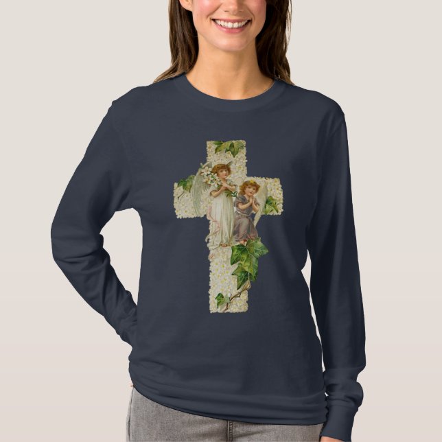 Vintage Easter Angel Shirt (Front)