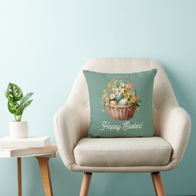 Vintage Easter Basket Cushion (Chair)