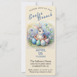 Vintage Easter Brunch Invitation