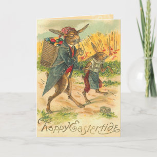 Vintage Easter Bunny Card