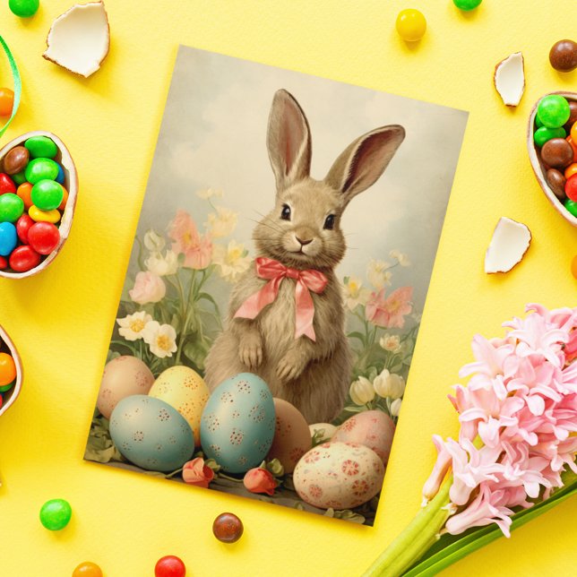 Vintage Easter Bunny  Card (Creator Uploaded)