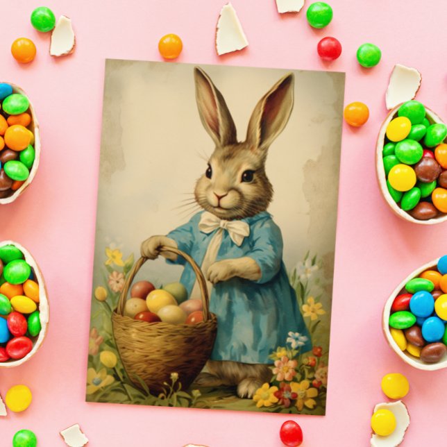 Vintage Easter Bunny  Card (Creator Uploaded)