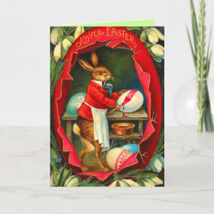 Vintage Easter Bunny Card