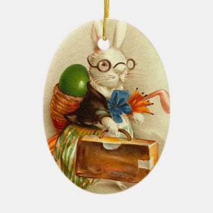 Vintage Easter Bunny Ornament