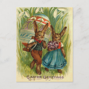 Vintage Easter Bunny Postcard