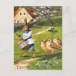 Vintage Easter Bunny Postcard