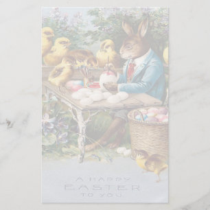 Vintage Easter Bunny Stationery