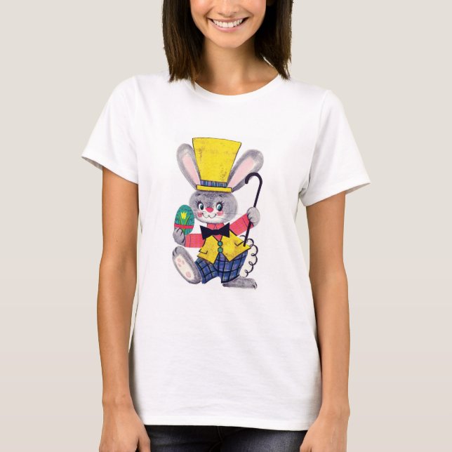 Vintage Easter Bunny T-Shirt (Front)