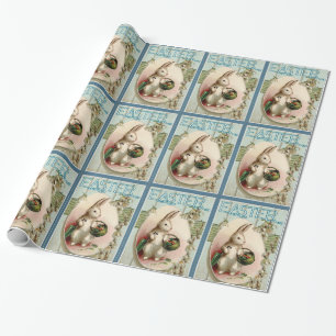 Vintage Easter Bunny Wrapping Paper