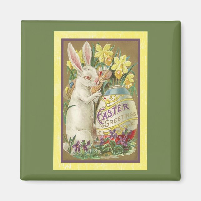Vintage Easter Card (23) Magnet (Front)