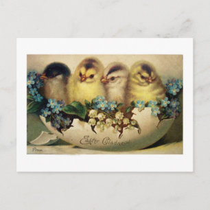 Vintage Easter Card Reproduction Postcard,
