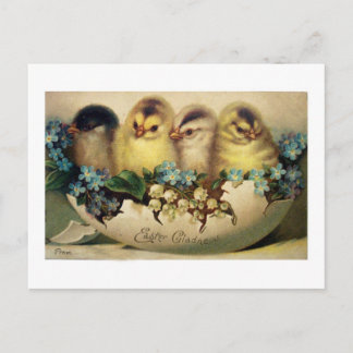 Vintage Easter Card Reproduction Postcard,