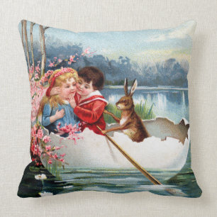 Vintage Easter Cushion