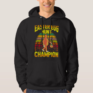 Vintage Easter Egg Hunt Champion Easter Day 2022 Hoodie