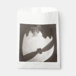Vintage Easter Egg Lady Favour Bag