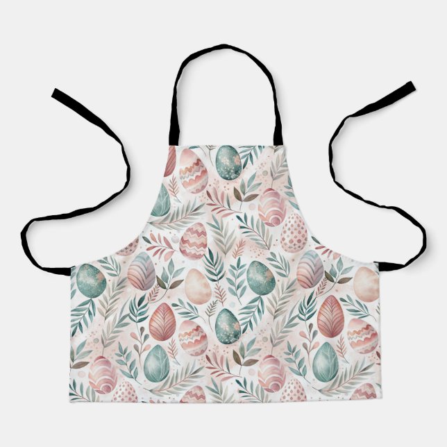 Vintage Easter Eggs Apron (Front)
