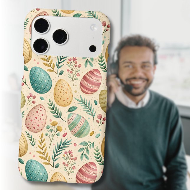 Vintage Easter Eggs with Floral Buds (Creator Uploaded)