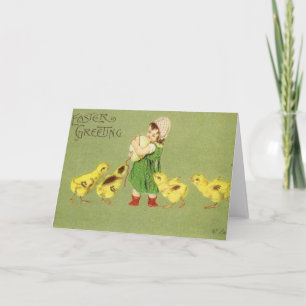 Vintage Easter Greeting Card