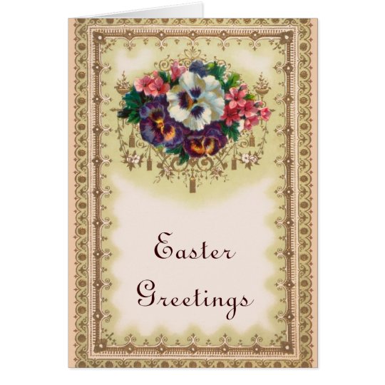 Vintage Easter Greetings Card