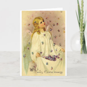 Vintage Easter - Happiness in Abundance, Holiday Card