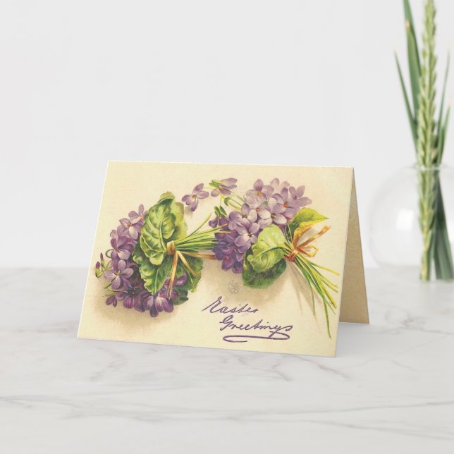 Vintage Easter Holiday Card (Front)