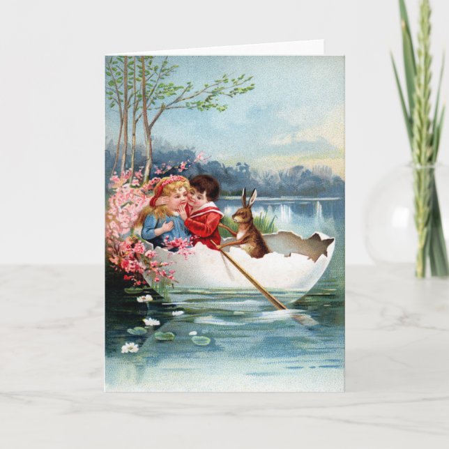 Vintage Easter Holiday Card (Front)