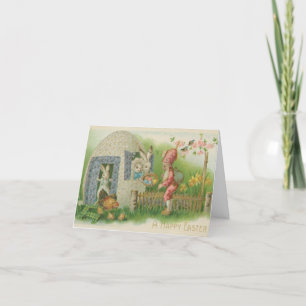 Vintage Easter Holiday Card