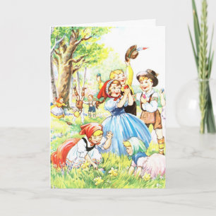 Vintage Easter Holiday Card