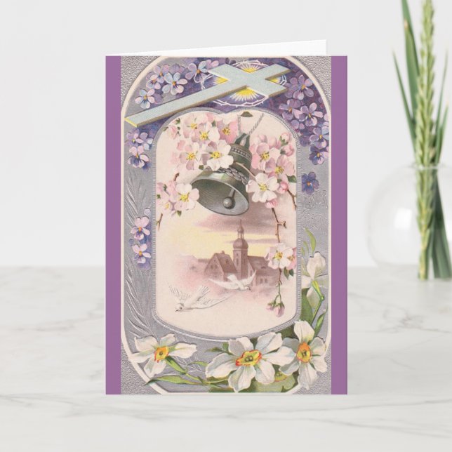 Vintage Easter Holiday Card (Front)