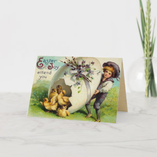 Vintage Easter Holiday Card