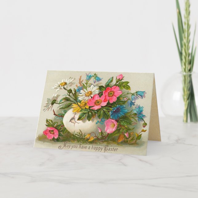 Vintage Easter Holiday Card (Front)