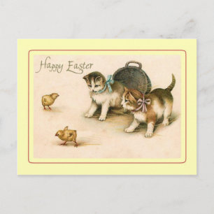 Vintage Easter Holiday Postcard