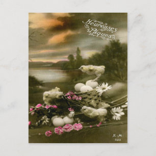 Vintage Easter Holiday Postcard