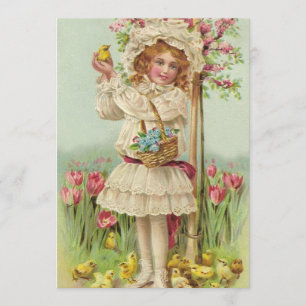 Vintage Easter Invitation