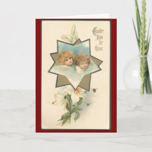 Vintage Easter Joy Resurrection Hope Heirloom Card