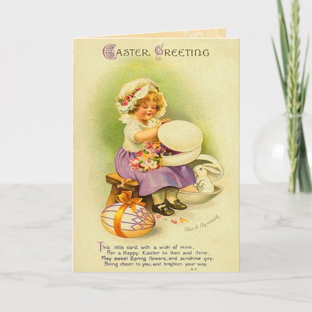 Vintage Easter Kids Card (Front)
