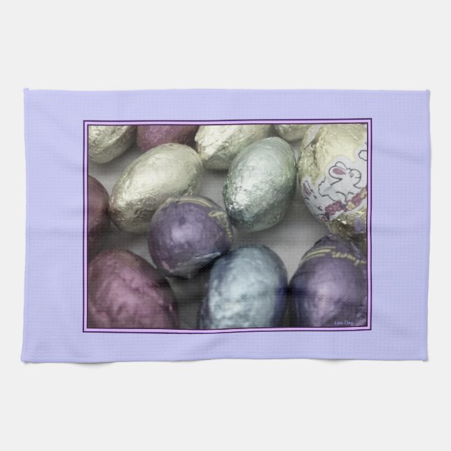 'Vintage Easter' Kitchen Towel (Horizontal)