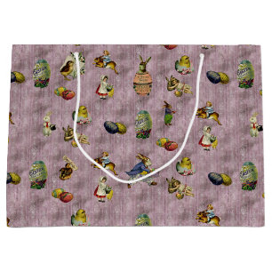 Vintage Easter Large Gift Bag